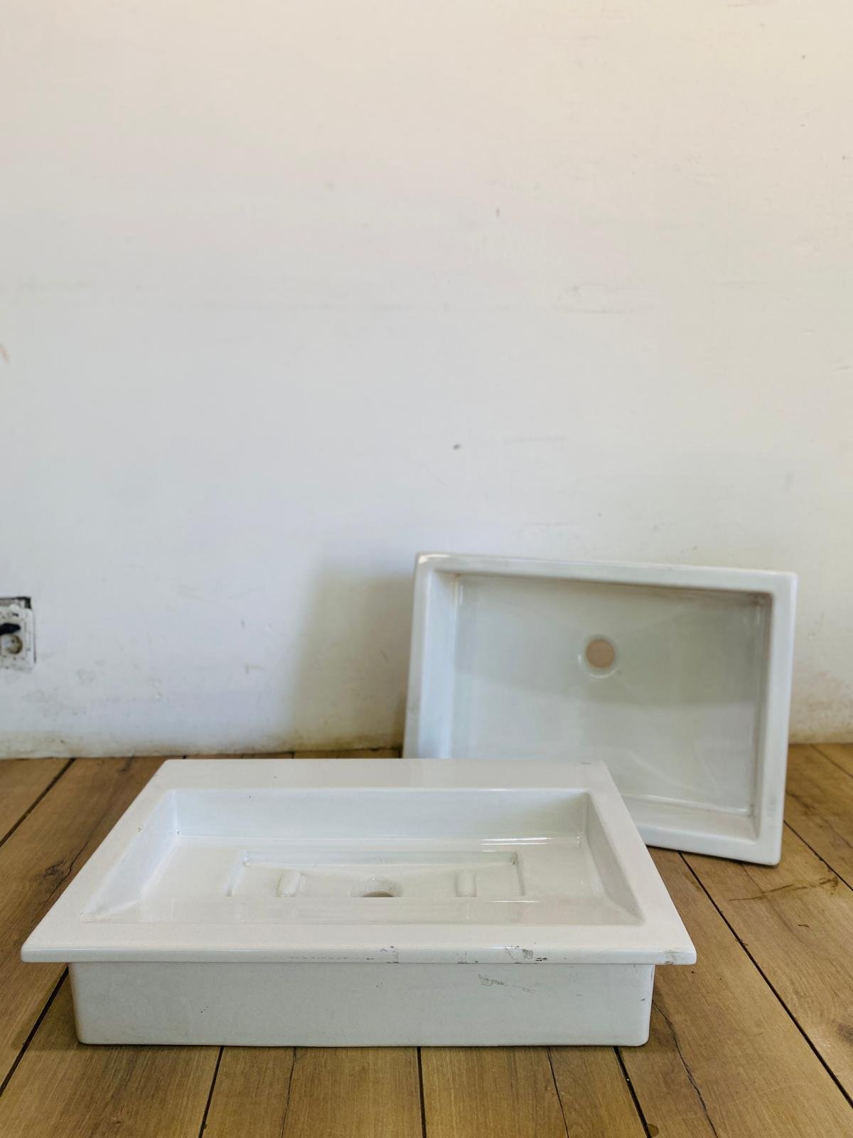 Item lote-x2-bachas-diferentes-color-blanco - Image 2