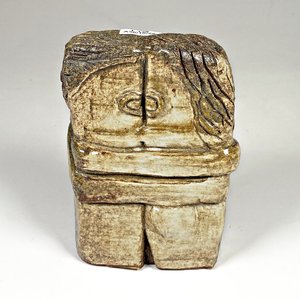 Figura de Cerámica Estilo Pereja, Altura 14 cm - imagen 1