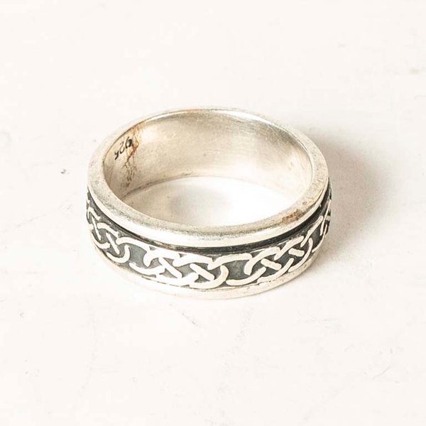 Anillo de Plata 925 con Diseño Celta
