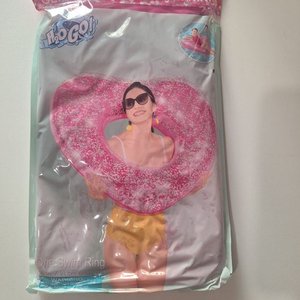 Salva Vidas Inflables Glitter Corazón y Estrella 90 cm - imagen 2