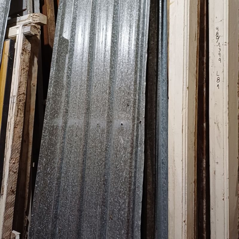 Chapas de acero galvanizado trapezoidales en buen estado - imagen 6