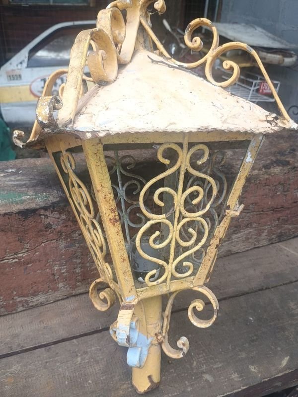 Farol Antiguo Colonial de Jardín Estilo Rústico - imagen 1