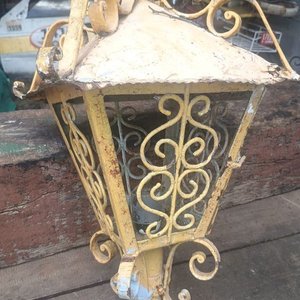 Farol Antiguo Colonial de Jardín Estilo Rústico - imagen 1