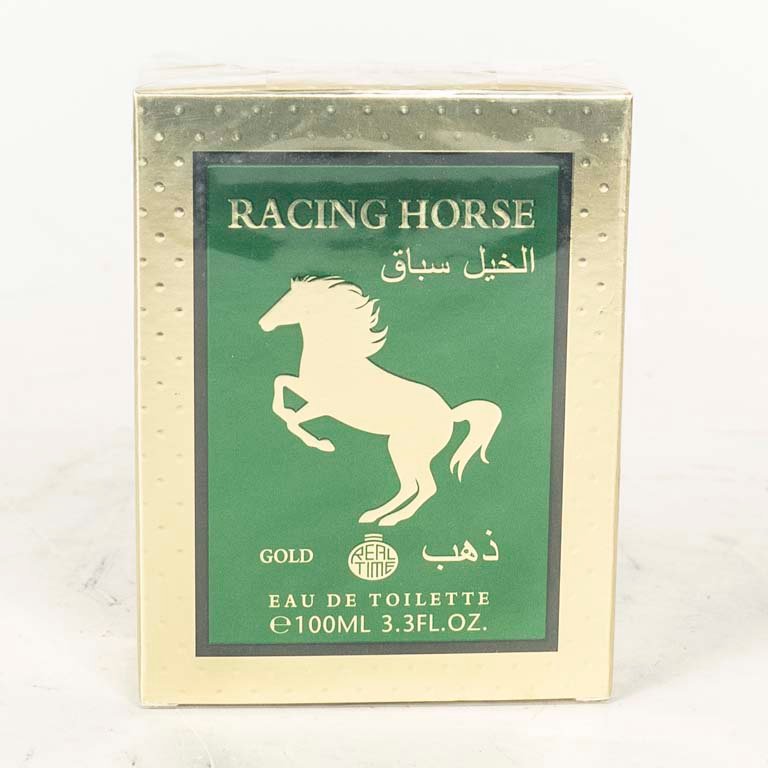 Perfume "Racing Horse Gold" Eau de Toilette 100ml Cerrado