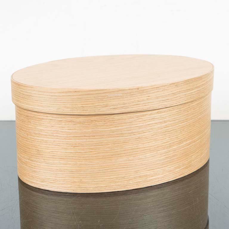 Lote siguiente: Caja oval - Medidas: 30x22x14cm