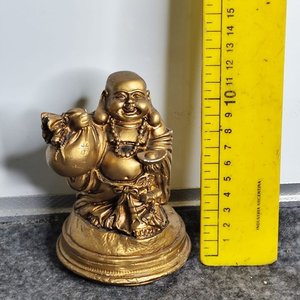 Lote anterior: Figura de Buda Sonriente en Cerámica Dorada