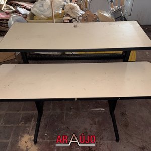 Lote siguiente: Escritorio Plegable Metálico Blanco