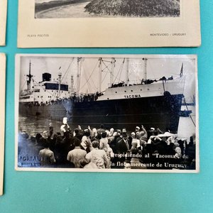 Lote de 5 Postales: Puerto de Montevideo y Vistas Urbanas - imagen 2
