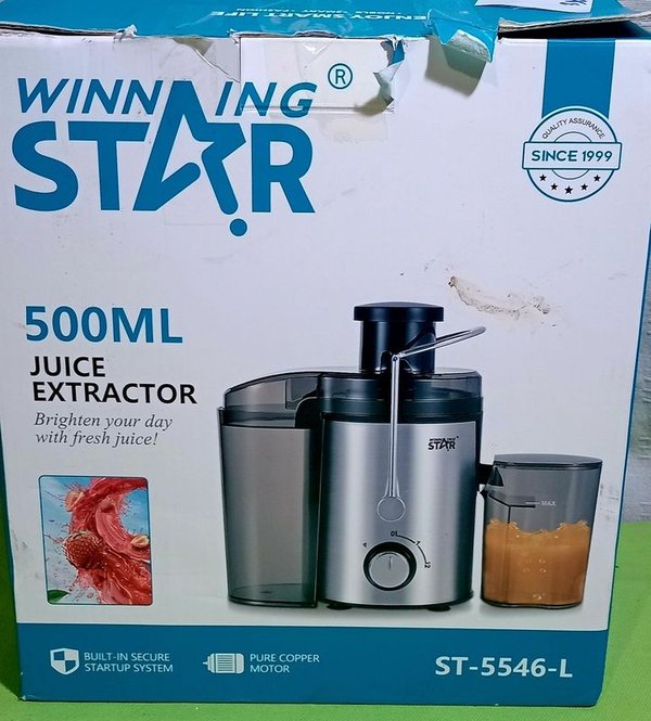 Extractor de Jugos Winning Star 500ml Nuevo en Caja