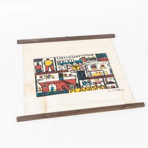 Lote anterior: Tapiz Moderno Estilo Torres García - 44 x 47 cm