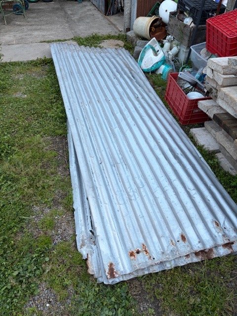 4 Chapas de Zinc para Construcción