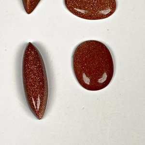 Cuatro Piedras Aventurinas Marrones Brillantes - imagen 4