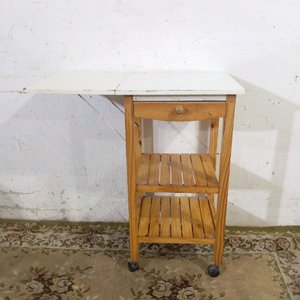 Mueble Auxiliar de Cocina Rodante con Ala y Cajón - imagen 3