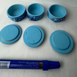 Set de 3 Alhajeros de Cerámica con Diseño Marino - imagen 7
