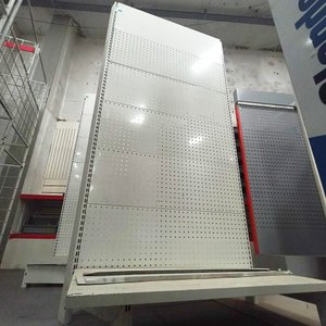Exhibidor Metálico Blanco Perforado con Cabecera Lisa - imagen 2