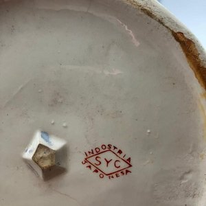 Cafetera o tetera alta de loza o porcelana japonesa antigua - imagen 2