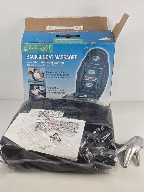 Masajeador Eléctrico Wellcare para Asiento y Respaldo con Calor