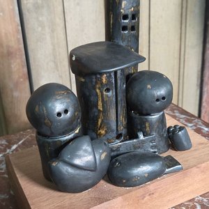 Escultura de Cerámica "Familia" de Uruguay Russi, Firmada - imagen 5