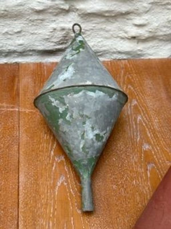Lote de bollas antiguas de hojalata para decoración - imagen 5