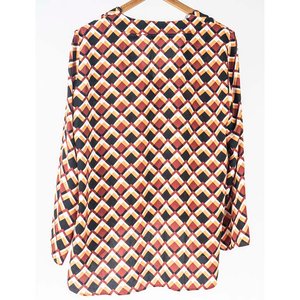 Blusa Zara Manga Larga Estampada Talle L Mujer - imagen 2