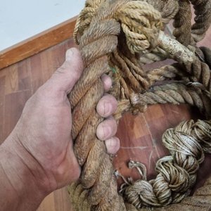 Tramo de Cuerda Gruesa de Sisal para Boliche o Decoración Rústica - imagen 4