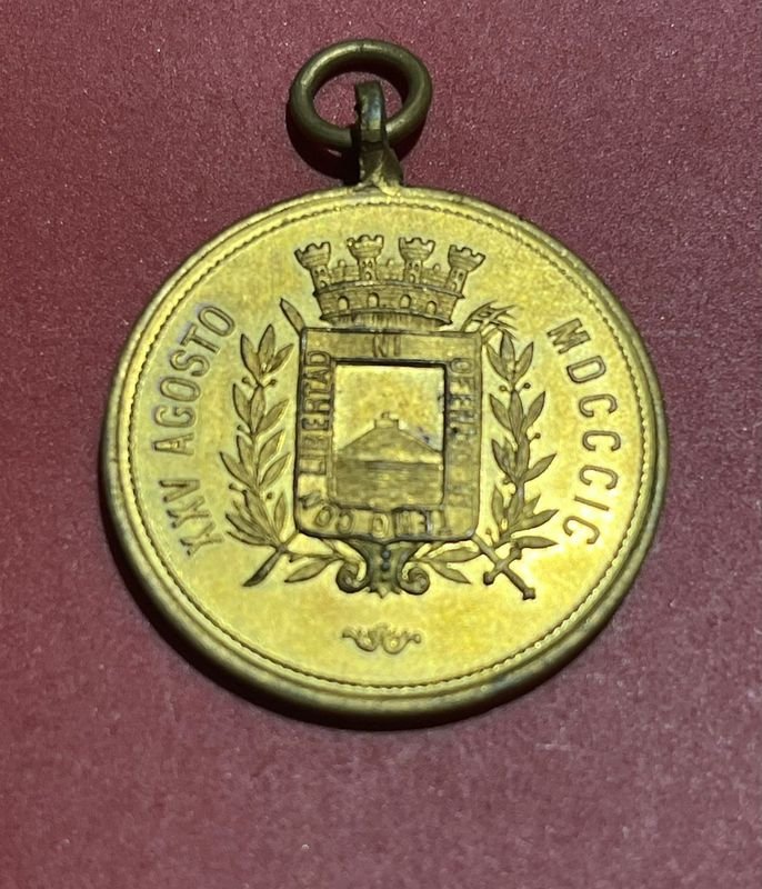 Medalla "Fiesta de la Locomoción" 1899