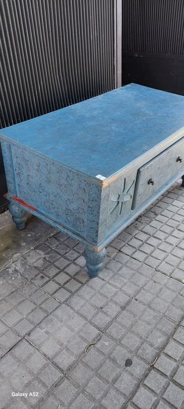 Mesa ratona en madera con cajón o mesa auxiliar - imagen 3