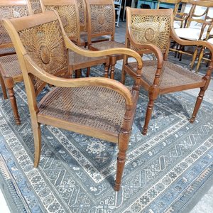 Par de Butacas de Roble con Asiento y Respaldo Esterillado Estilo Clásico - imagen 5