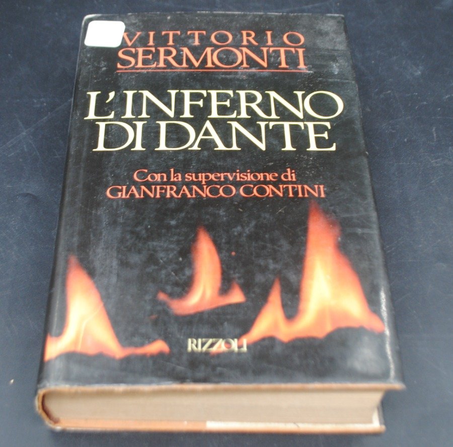 Lote siguiente: Libro de L'Inferno de Dante en tapa dura