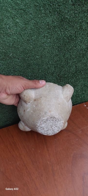 Mortero en marmol con manito para la cocina - imagen 7