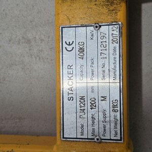 Apilador Hidráulico Manual Wesco PJ4120N con Capacidad 400kg - imagen 7