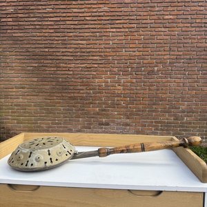 Lote anterior: Calientacama Antiguo de Bronce con Mango de Madera