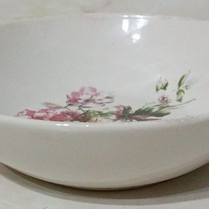 Ensaladera Zara Home de Loza Estilo Romántico Floral - Hecho en Portugal - imagen 4