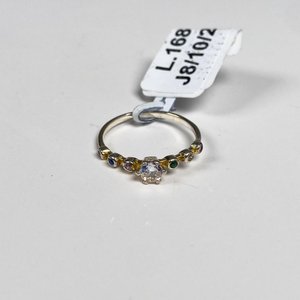 Lote siguiente: Anillo de Plata con Circones Multicolor