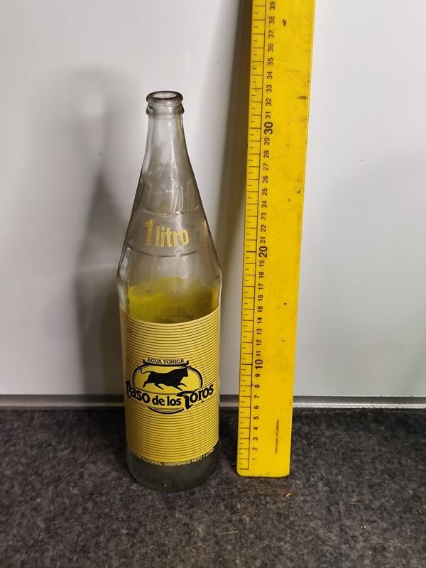 Botella Antigua "Paso de los Toros" Agua Tónica 1 Litro