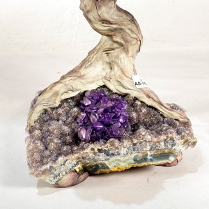 Árbol de la Vida con Amatistas y Base de Geoda - imagen 2