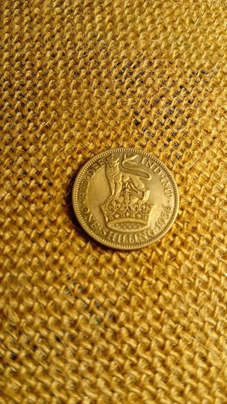 Chelín de Plata Británico - Año 1956 - imagen 1