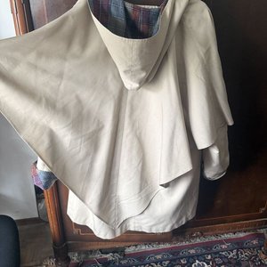 Gabardina Beige/Crema Talle XL con Forro Cuadros - imagen 7
