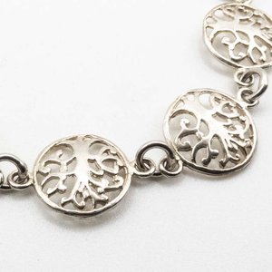 Pulsera de Plata "Árbol de la Vida" - 19cm - imagen 2