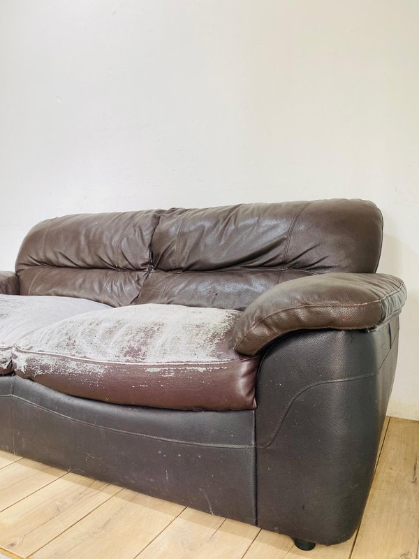 Sillón de cuero en excelente estado - imagen 3