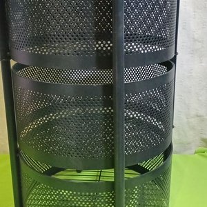 Organizador Metálico Negro Mate con Ruedas - imagen 2