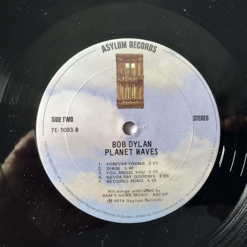 Bob Dylan - Álbum 'Planet Waves' de 1974 en LP Importado USA - imagen 4