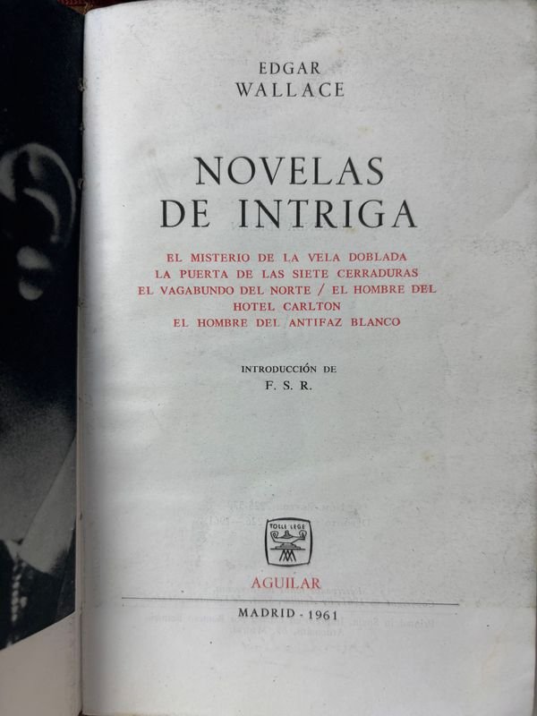 Novelas Aguilar Edgar Wallace y Ágatha Christie en 3 Volúmenes - imagen 2