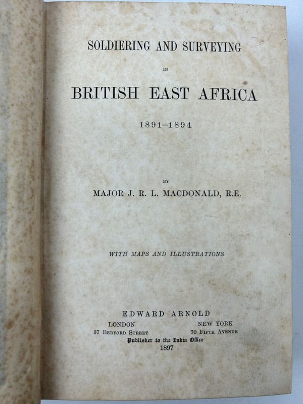 Libro de historia militar: África Oriental Británica (1891-1894) - imagen 2