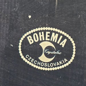 Juego de 10 Copas de Vino Bohemia "Brigitta" Cristal Checoslovaquia - imagen 2