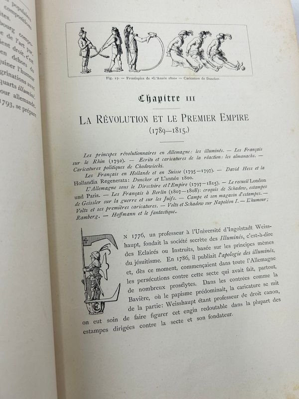 Libro de caricaturas en Alemania 1885 ilustrado edición original - imagen 6