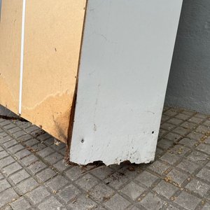 2 Muebles Multiusos Blancos en MDF con Puertas y Estantes - imagen 12
