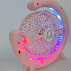 Ventilador Portátil a Batería con Luces LED RGB - imagen 5