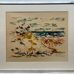 Obra de Zoma Baitler "Punta del Este" - Tempera sobre Papel - imagen 2