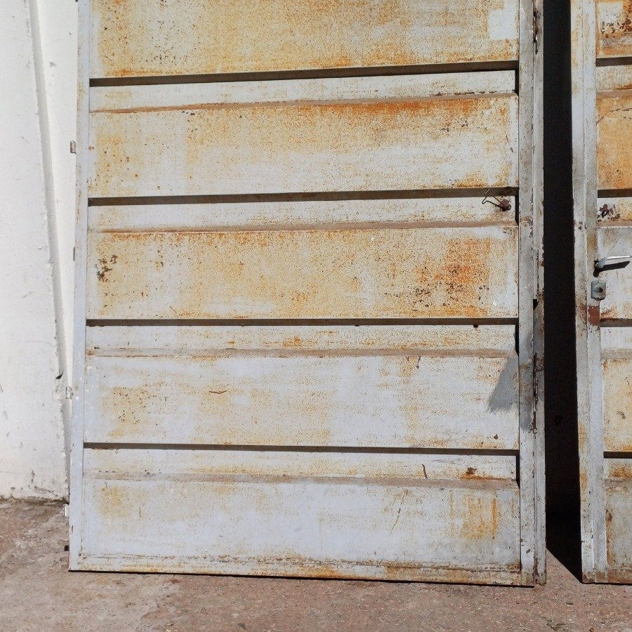 Puerta de galpón en hierro y chapa para venta - imagen 8